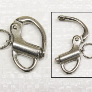 Fixed Snap Shackle 66mm Stainless Steel Marine Grade AISI 316