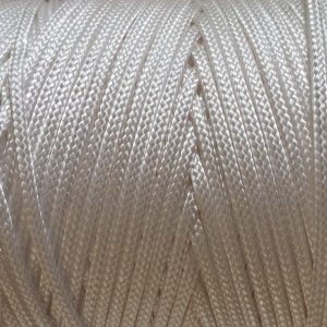 White Nylon Braided Twine (1.3mm 2mm 3mm 4mm and 6mm) x 15 Metres