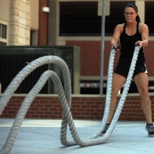 BATTLING ROPE THICK 36MM DIA X 10 METRES FITNESS GYM ROPES FREE DELIVERY