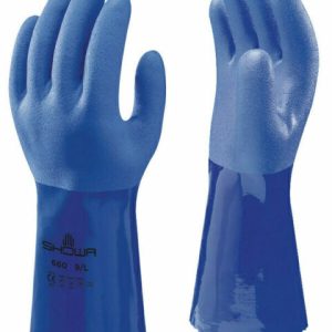 Showa 660 PVC Oil and Chemical Resistant Gloves size 8 Medium PACK OF 10 PAIRS
