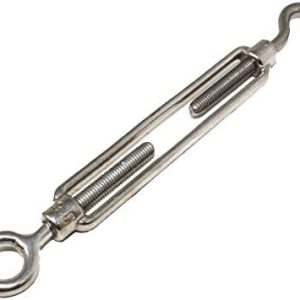 12mm Hook and Eye Stainless Steel Turnbuckle Straining Screw Grade 316